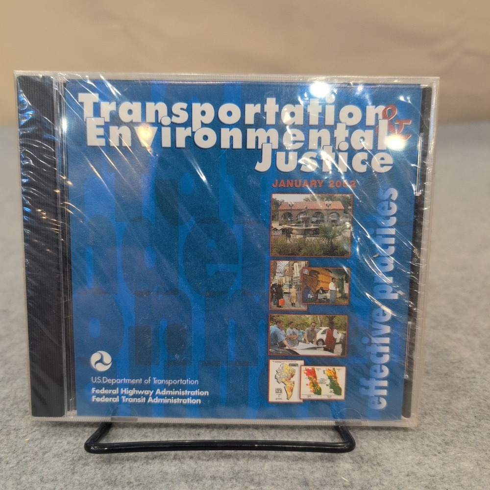Transportation & Environmental Justice Effective Practices 2002 CD-ROM FHWA DOT - Picture 1 of 2